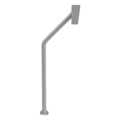 ACCESSPRO - Base Tubular para Lectora RFID / Acero Calibre 14-16-18 / 1206 mm (3.96 ft) de Alto / 3.3 kg / Pintura Electrostática Gris Mate / Anclaje Barrenancla Incluido