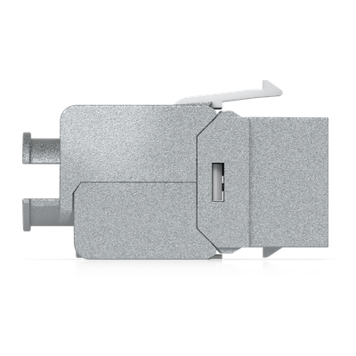UBIQUITI - Keystone Jack / Cat6A / Terminación Toolless / Snap-In / 12 Piezas / 23-26 AWG