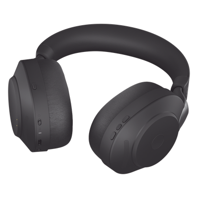 JABRA - Auricular Estéreo Profesional / Cancelación de Ruido Activa Híbrida / 10 Micrófonos / Bluetooth 5.0 / Alcance 30 m (98.4 ft) / Batería 37 h / USB-A