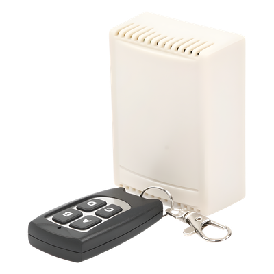 ACCESSPRO - Receptor de 4 Canales / 433.92 MHz / 40 Transmisores / 12VDC / Alcance 30 m / 81x38x22 mm (3.2x1.5x0.9 in)