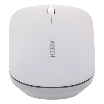 UGREEN - Mouse Inalámbrico / 2.4 GHz / Alcance 10 m (32.8 ft) / 4 Niveles DPI / Ultra Delgado 3 cm / Silencioso / Multiplataforma