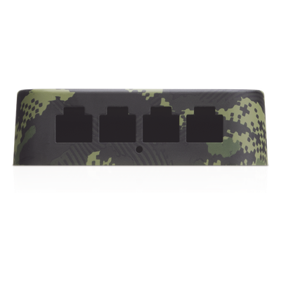 UBIQUITI - Máscara Decorativa para Punto de Acceso / Diseño Militar Camuflaje / Material ABS Duradero / Paquete de 3 Unidades / Instalación sin Herramientas