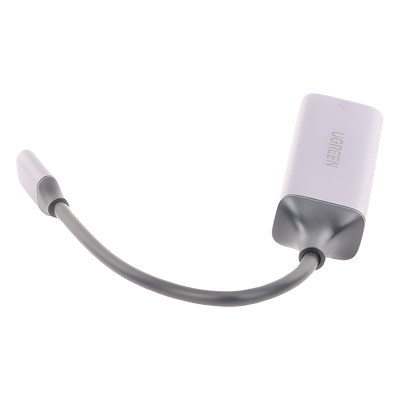 UGREEN - Adaptador de Red / USB-C 3.1 a RJ45 / 5 Gbps / 10/100/1000 Mbps / Thunderbolt 3 / Cable 10 cm (0.33 ft)