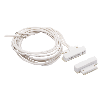 SFIRE - Contacto Magnético / GAP 13 mm (0.51 in) / Reed Switch NC / 12 VCC / Ultra Compacto / Puertas y Ventanas
