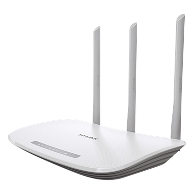 TP-LINK - Router Inalámbrico / 300 Mbps / 2.4 GHz / 3 Antenas 5 dBi / 4 Puertos LAN 10/100 Mbps / IPv6 / WISP