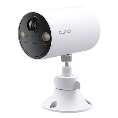 TP-LINK - Cámara IP Inalámbrica / 2K 3 Megapixel / Batería 6400 mAh 180 días / Visión Nocturna Color / IP65 / Detección IA Personas
