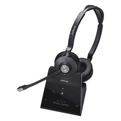 JABRA - Engage 75 Stereo, Auriculares profesionales con gran potencia, conexión con hasta 5 dispositivos a la vez.  (9559-583-125)