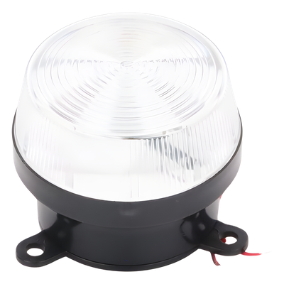 SFIRE - Estrobo de alta intensidad / 12VCC / 90 destellos/min / 68mm diámetro / 5cm alto / 2.7in diámetro / 1.6ft equivalente en altura
