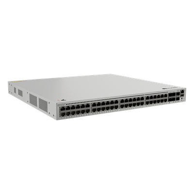 HUAWEI - Switch Core Capa 3 / 48 Puertos Gigabit + 4 SFP+ 10G / iStack 2 Puertos Dedicados / Fuente Redundante 1+1 / Libre de Licenciamiento