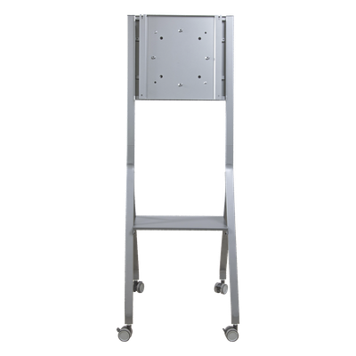 EPCOM - Soporte Móvil para Pantalla / Carga 100 kg (220 lbs) / 55" a 98" / VESA 400 x 400 mm / Superficie Antibacteriana / Base con Ruedas