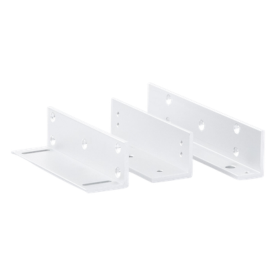 ACCESSPRO - Kit de Brackets de Montaje Z y L / Aluminio Reforzado / 182 x 40 x 24.3 mm / Para Chapa Magnética