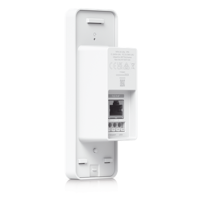 UBIQUITI - Lector de Acceso NFC / Hub Integrado / PoE+ / IP55 / 13.56 MHz / -30 a 40°C / 4.9 x 1.8 x 4.5'