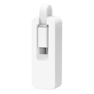 TP-LINK - Adaptador de red / Ethernet RJ45 10/100/1000Mbps / USB-C / Cable plegable / RTL8153 / 71x26x16.2 mm