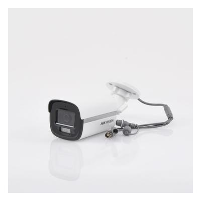 HIKVISION - Cámara Bala TURBOHD / 3K 5 Megapixel / Color 24/7 / Luz Blanca 40 m (131.2 ft) / IP67 / 4 Tecnologías / Micrófono Integrado