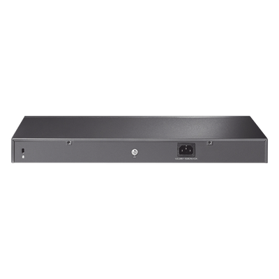 TP-LINK - Switch Administrable L2+ / 8 Puertos PoE+ MultiGigabit 2.5G / 2 Puertos SFP+ 10G / Presupuesto PoE 240W / Rendimiento 80 Gbps / Montaje en Rack