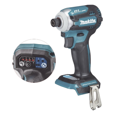 MAKITA - Atornillador de Impacto / 18 Vcc / 3,800 RPM / 180 N·m / 116 mm / 2 Baterías 5Ah Li-Ion / 4 Modos Operación