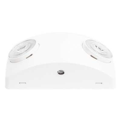 SFIRE - Luz de Emergencia LED / Doble LED 1W 150 lúmenes / Autonomía 90 min / Voltaje Universal 127-240 VAC / UL 5VA Ignífuga