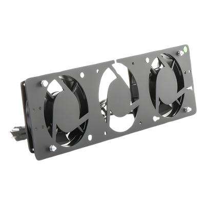 LINKEDPRO BY EPCOM - Kit de Ventiladores para Gabinete / 110 Vca / 12 x 12 cm / 76 CFM Total / Clavija Polarizada