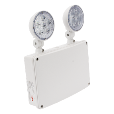 SFIRE - Luz de Emergencia LED / 600 lm / 3W / Montaje Universal / 120-277 VAC / Batería 6V 4.5Ah
