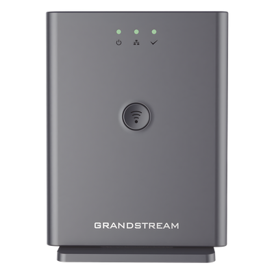 GRANDSTREAM - Estación Base VoIP DECT / Alcance Exterior 400 m (1312.3 ft) / 5 Teléfonos DECT / 10 Cuentas SIP / 5 Llamadas Simultáneas / PoE Integrado