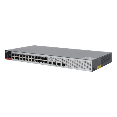 RUIJIE - Switch Administrable L2+ / 24 Puertos Gigabit / 4 Uplink SFP 2.5G / 68 Gbps / 15.6 W / 1.71 in