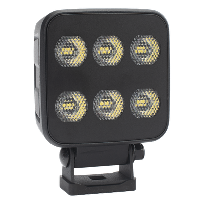 ECCO - Luz de Trabajo LED / 6 LEDs / 6552 Lúmenes / 12-24 VCD / 3.6 A / IP Resistente a Impactos / 92 mm x 124 mm x 45 mm