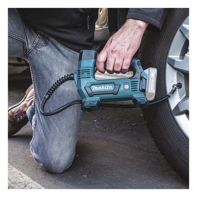 MAKITA - Inflador Inalámbrico / 121 PSI / 12V CXT / 10 L/min / Manguera 650 mm / 1.2-1.3 kg