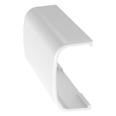 PANDUIT - Unión Recta para Canaleta / Diseño Bisagra Monopieza / Adhesivo Integrado / ABS Blanco Mate / UL94V-0 / FT4 / 0 a 50°C
