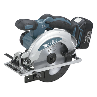 MAKITA - Sierra Circular Inalámbrica de 18V, Diámetro de Disco 6-1/2in, 3700 Rpm , Incluye 2 Baterías Li-Ion de 3.0 Ah, Cargador y Maletín.