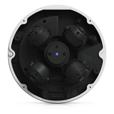 UBIQUITI - Cámara Multisensor IP / 32 MP (4×8 MP) / 4 Lentes Ajustables / Zoom Óptico 2.33× / IR 20 m (65.6 ft) / AI Multi-TOPS / PoE++ / IP66 IK10