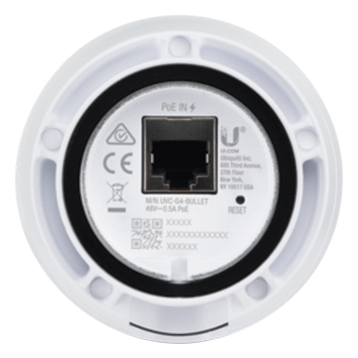 UBIQUITI - Cámara IP / 4 Megapixel (1440p) / 24 fps / IR Nocturno Automático / PoE 802.3af / Micrófono Integrado / IPX4