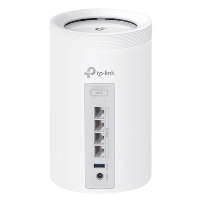 TP-LINK - Sistema Mesh Wi-Fi 7 / Triple Banda BE9300 Mbps / 2 Puertos 2.5 GbE Auto WAN/LAN / 4 Antenas Internas / AI Roaming / HomeShield
