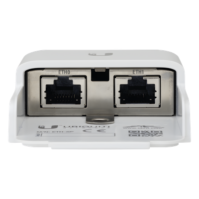 UBIQUITI - Protector contra Descargas Electroestáticas / 2 Puertos Gigabit / PoE 802.3af / 10 kA+ / Exterior -30 a 65 °C (-22 a 149 °F)