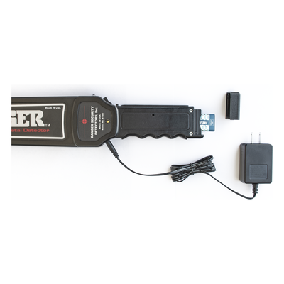 RANGER SECURITY DETECTORS - Cargador y Batería Recargable / 9 Vcc / Salida Dual 2x 9V 16 mA / Alimentación 120 Vca / Detector Portátil