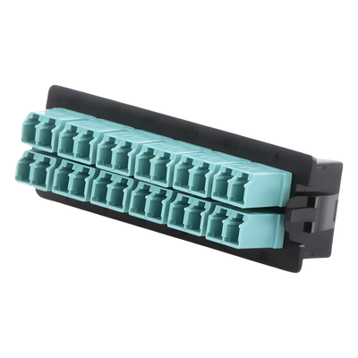 LINKEDPRO BY EPCOM - Placa Acopladora / 12 Puertos LC Duplex / Fibra Multimodo / Compatible ODF-8024