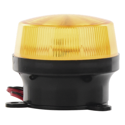 SFIRE - Estrobo LED / 12 VCC / 90 Destellos por Minuto / Montaje Brida 68 mm / Ámbar Rojo Azul Blanco / -20℃ a +60℃