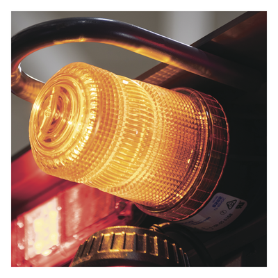 ECCO - Mini Burbuja LED / Rango 12-80 VCC / IP66/67 / 8 Destellos 70 FPM / SAE J845 Clase III / Montaje Permanente