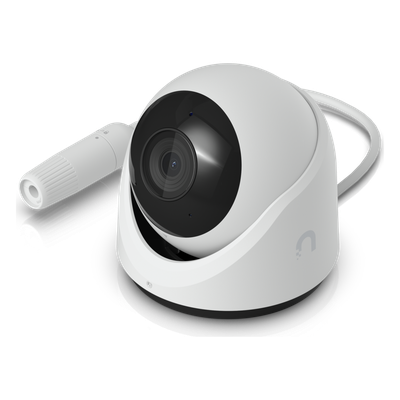 UBIQUITI - Cámara IP Turret / 4K UHD 8 MP / IR 30 m (98.4 ft) / HDR / Detección Inteligente AI / IK04 / IP66 / PoE