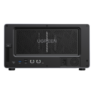 UGREEN - NAS Profesional / 8 Bahías SATA + 2 M.2 NVMe / Intel Core i5-1235U 10 Núcleos / 2 Puertos 10GbE / Thunderbolt 4 40 Gbps / HDMI 8K / DDR5 64 GB / PCIe 4.0 x4