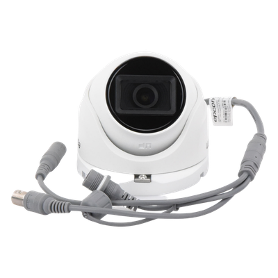 EPCOM PROFESSIONAL - Cámara Eyeball TURBOHD / 4K UHD 8 MP / Gran Angular 102.2° / Lente 2.8 mm / IR EXIR 30 m (98.4 ft) / IP67 / TVI-AHD-CVI-CVBS