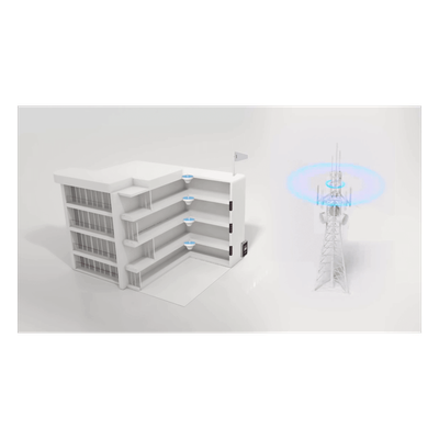 EPCOM - Amplificador Celular Pentabanda / 2G 3G 4G 5G / 700-2600 MHz / 70 dB / 300 m² (3,229 ft²) a 600 m² (6,458 ft²) / VoLTE