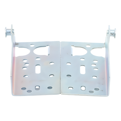 ACCESSPRO - Soportes inferiores para puerta de garage / Izquierdo y derecho / Acero / 500 kg / 2.44-3.05 m