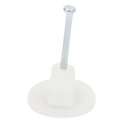 THORSMAN - Grapa para cable plano / 5 mm / Clavo 25 mm (1') / Polipropileno transparente / 100 pzs