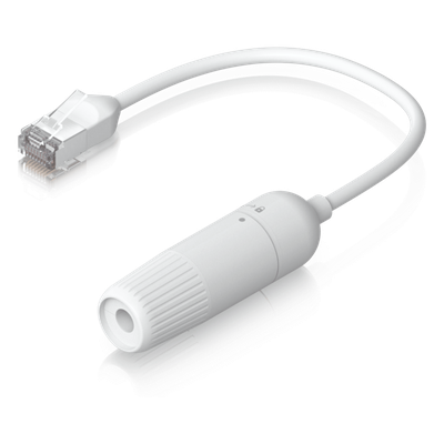 UBIQUITI - Extensor de Cable Ethernet / Cat 6A Blindado / IPX6 / PoE+++ / 2 Unidades / 0.185 m (7.3")