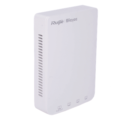 RUIJIE - Punto de Acceso Wall Plate / Wi-Fi 5 / 1267 Mbps / MU-MIMO 2x2 / 5 Puertos Gigabit / PoE Out / Mesh / Beamforming