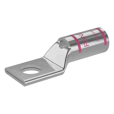 PANDUIT - Zapata de Compresión / Calibre 1/0 AWG / Orificio 3/8" (9.5 mm) / Tambor Estándar con Mirilla / 1 Pieza