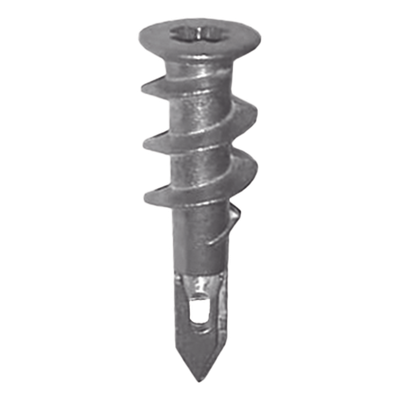 THORSMAN - Taquete Metálico Autoperforable / Zinc / 22 kg Capacidad / 8 x 1 1/4" / Paneles de Yeso