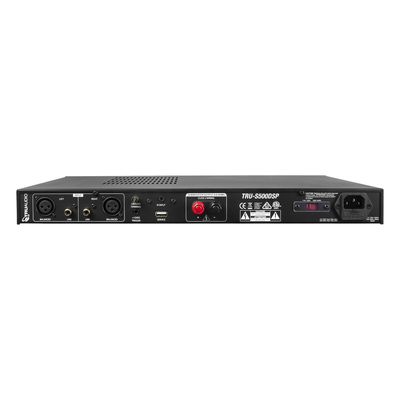 TRUAUDIO - Amplificador de Subwoofer / Monocanal / DSP Integrado / 500W / 4-8Ω / Chasis 1U / 1.51x18.98x10.39 pulgadas