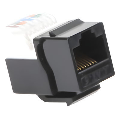 LINKEDPRO BY EPCOM - Módulo Jack Cat6 sin herramienta (toolless) keystone - Color Negro