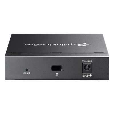 TP-LINK - Switch Gestionado SDN / 5 Puertos Gigabit / 10 Gbps Capacidad Switching / 7.4 Mpps Forwarding Rate / Fanless / VLAN 802.1Q / QoS 8 Colas